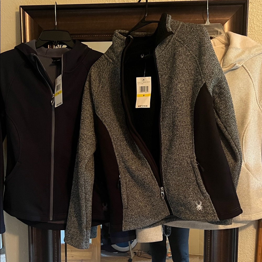 Set of three Spyder lightweight jackets